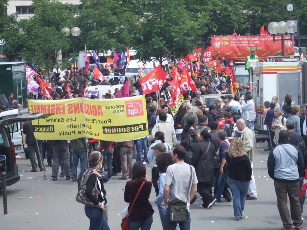 Départ de manifestation à Bercy