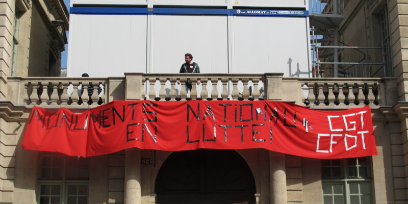 Jeudi 22mars :  Grève au Centre des Monuments Nationaux Mobilisation réussie !