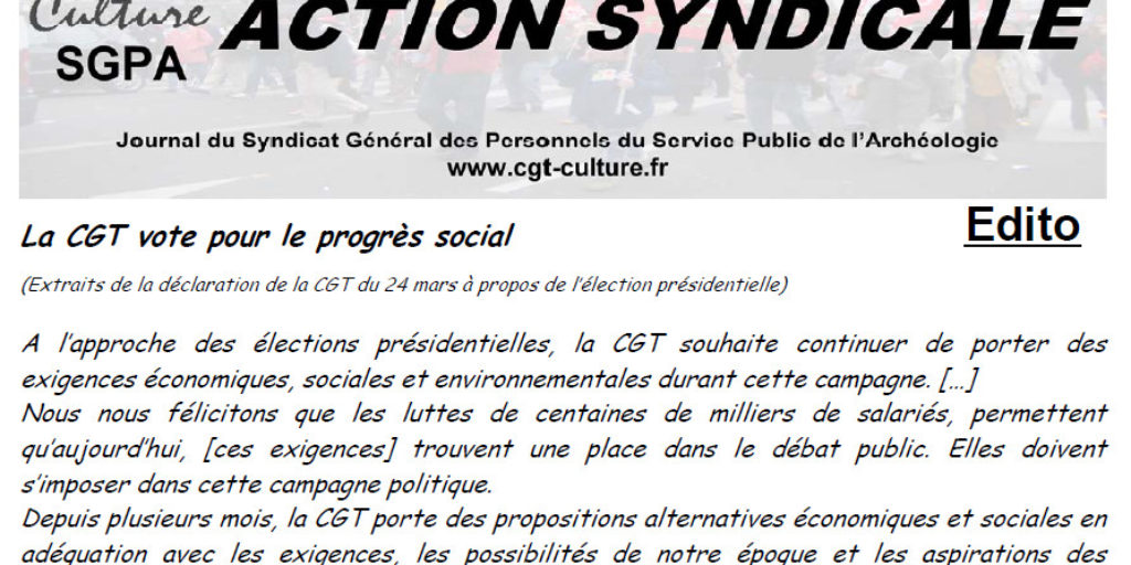 Action syndicale avril 2017