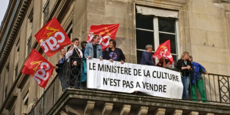 Le SNMD le réaffirme au côté de la CGT-CULTURE : Le ministère de la Culture n’est pas à vendre !