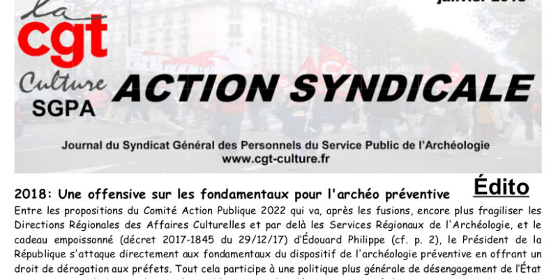 Action syndicale Janvier 2018