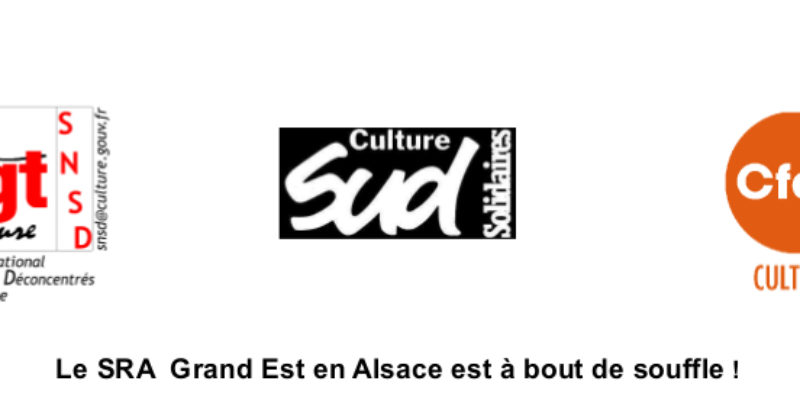 Le SRA  Grand Est en Alsace est à bout de souffle !