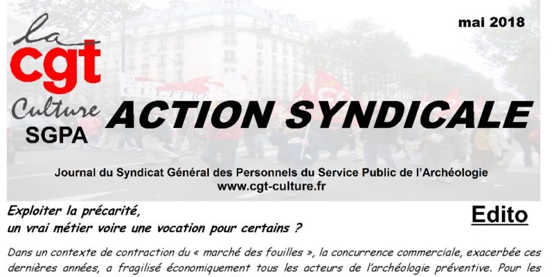 Action syndicale mai 2018