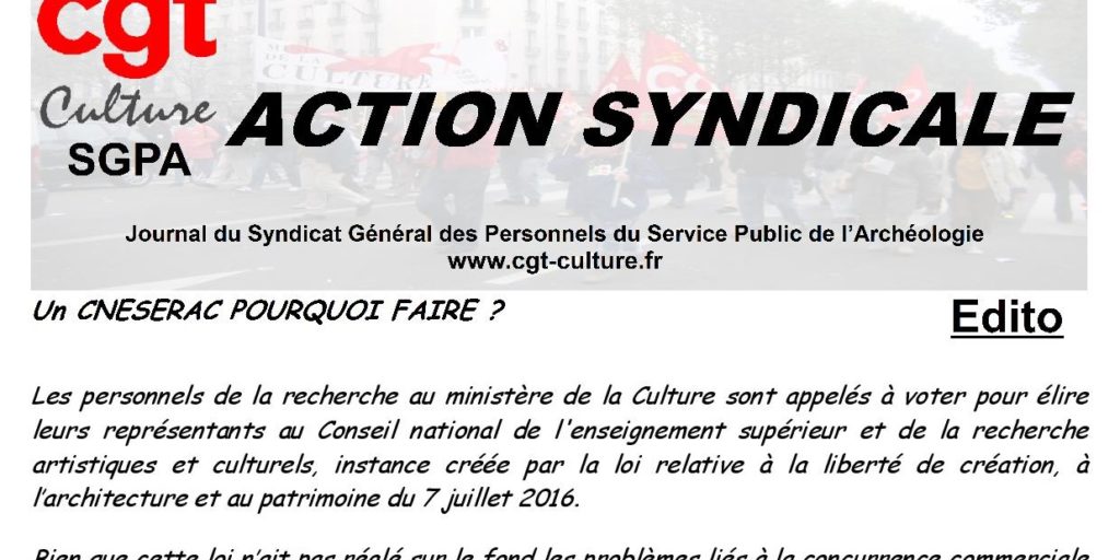 Action Syndicale juin 2018