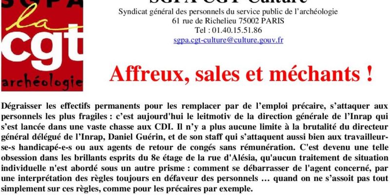 Affreux, sales et méchants