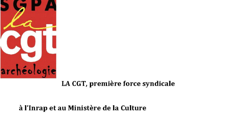 SGPA CGT-Culture communiqué élections 2018