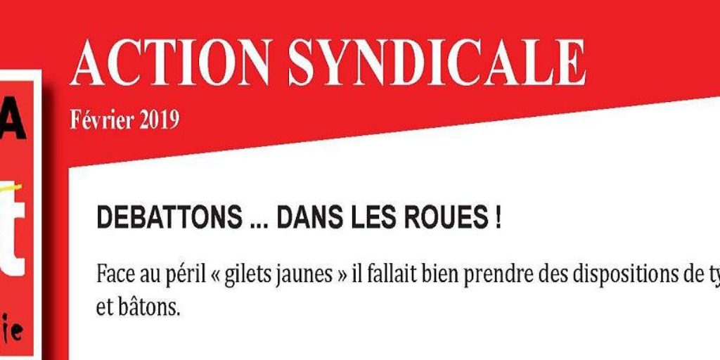 ACTION SYNDICALE SGPA-CGT février 2019