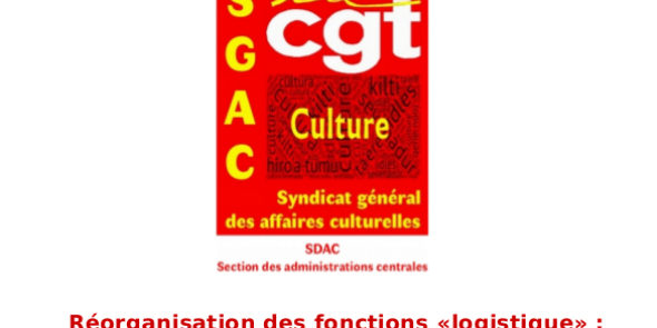 Réorganisation des fonctions « logistique » : retour sur la réunion du 24 juillet