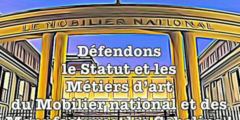 Le public des JEP 2019 soutient les agents contre la casse du Mobilier national et des Manufactures des Gobelins!