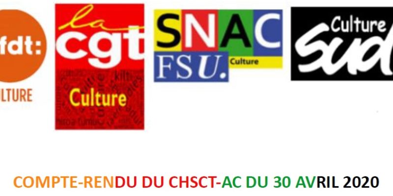 Compte-rendu du CHSCT-AC du 30 avril 2020