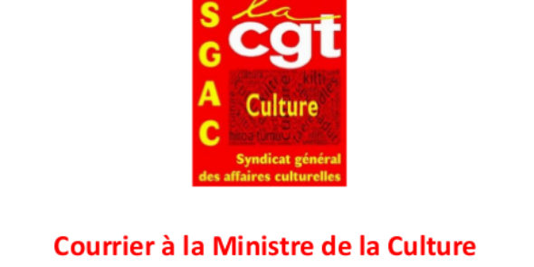 Courrier à la Ministre de la Culture concernant la mise en place de l’OAC