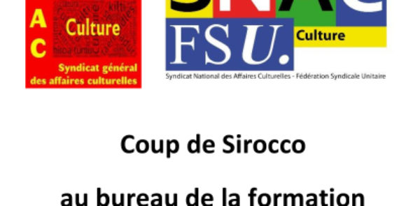 Coup de Sirocco au bureau de la formation du Secrétariat général