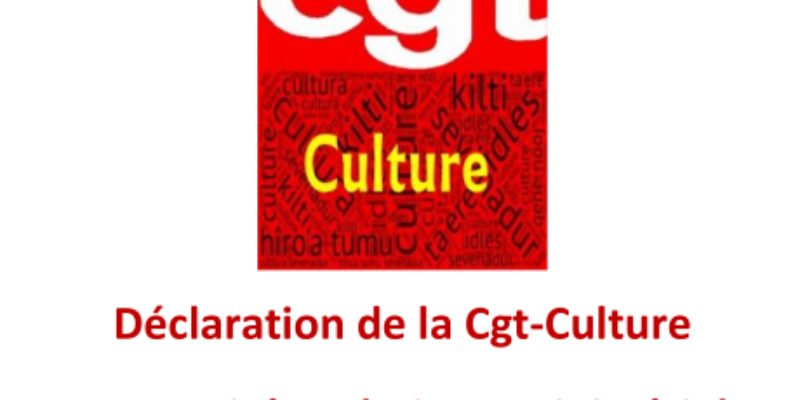 Déclaration de la Cgt-Culture au Comité Technique Ministériel du 26 mars 2021