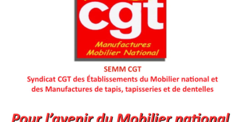 Pour l’avenir du Mobilier national et le maintien de son statut