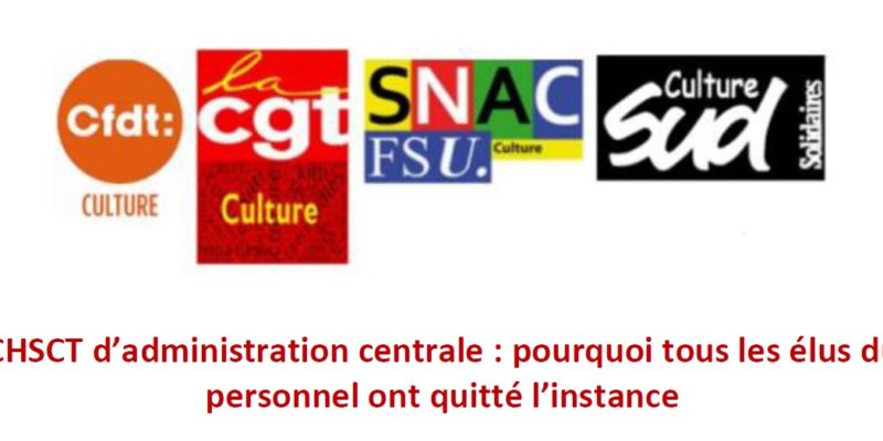 CHSCT d’administration centrale : pourquoi tous les élus du personnel ont quitté l’instance