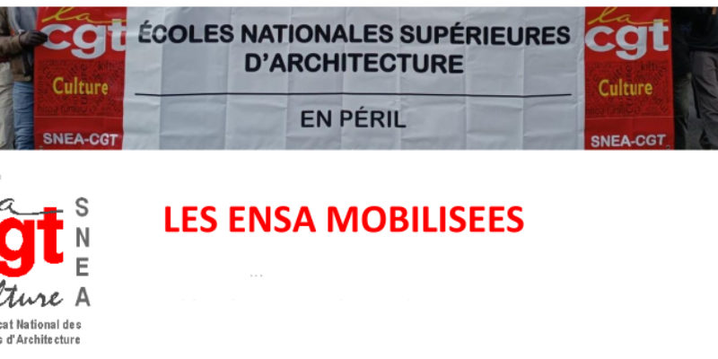 LES ENSA MOBILISÉES