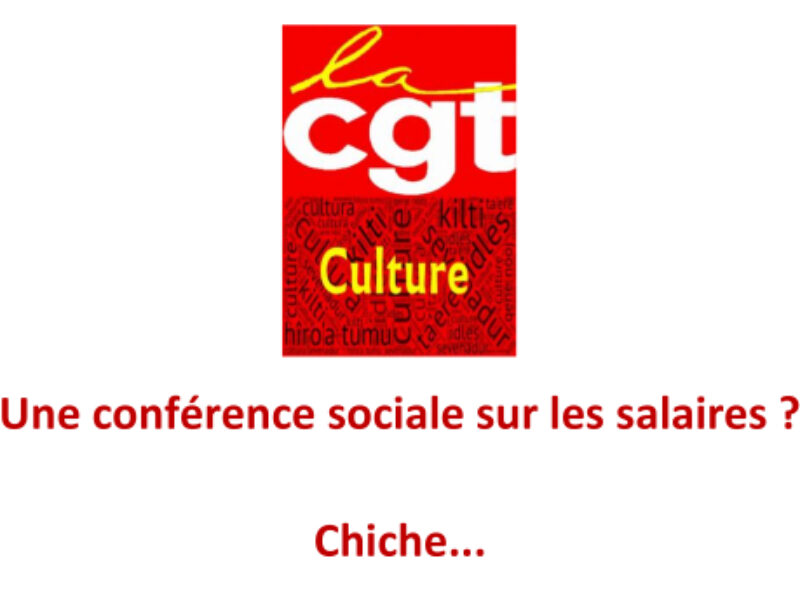 Une conférence sociale sur les salaires ? Chiche…