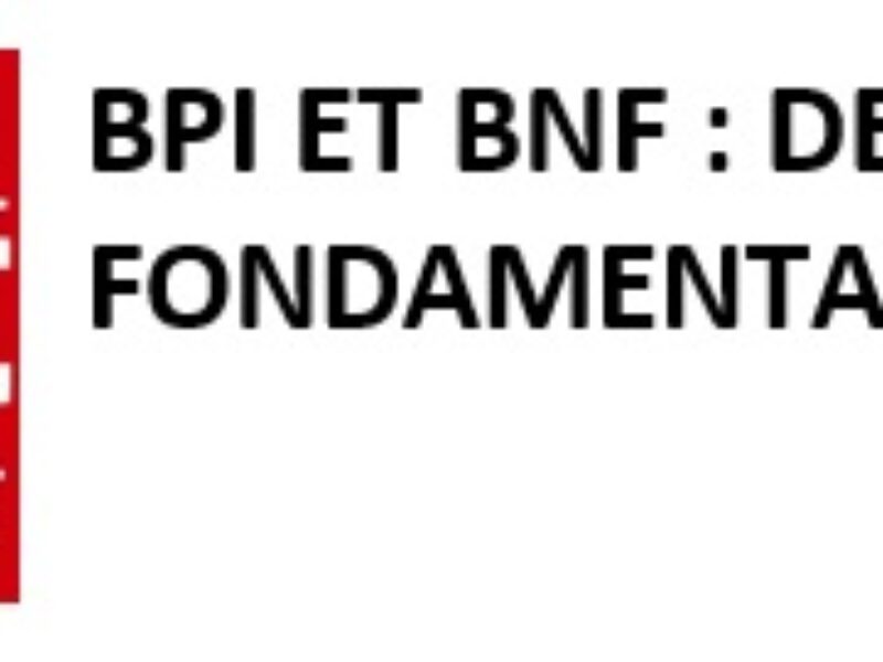 Bpi et BnF : des missions fondamentales mises à mal