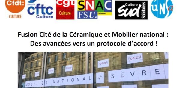 Fusion Cité de la Céramique et Mobilier national : des avancées vers un protocole d’accord !