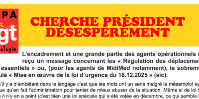 Inrap Cherche Président désespérément