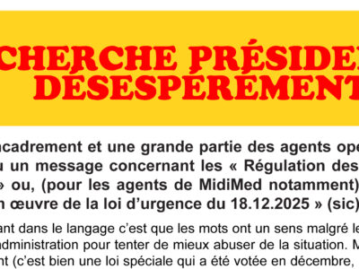 Inrap Cherche Président désespérément